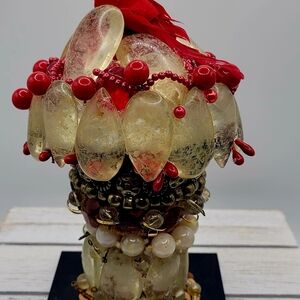 Elegant Red and Gold Women's Jewelry